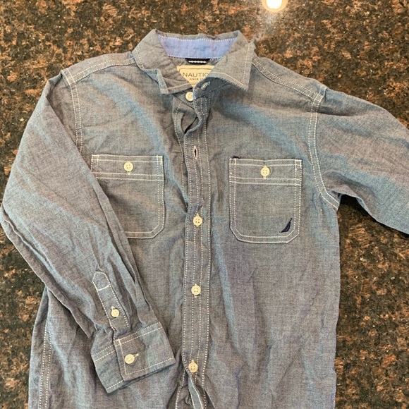 Boys Nautica Button Down (Size 7x) - Picture 1 of 1